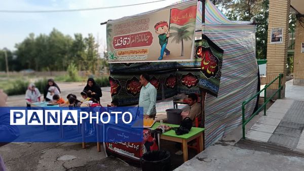 برپایی موکب کودکان و نوجوانان عاشورایی کانون پرورش فکری در یاسوج