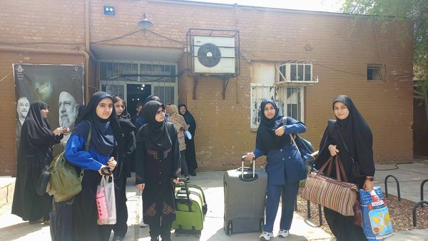 مراسم بدرقه و اعزام دانش‌آموزان دختر و مربیان خانم استان خوزستان به یازدهمین اردوی تشکیلات پیشتازان