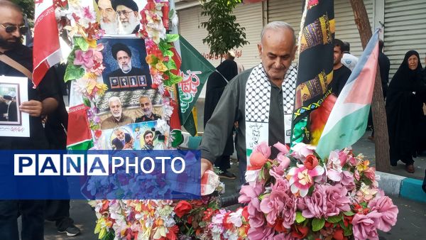 برپایی موکب عشاق الحسین سازمان دانش‌آموزی شهر تهران