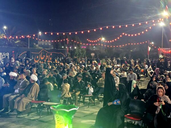 اولین سالروز تدفین شهید گمنام در شهرک شهید تندگویان شهرستان جم