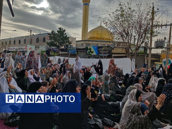 نماز عید فطر در مصلی شهرستان قدس