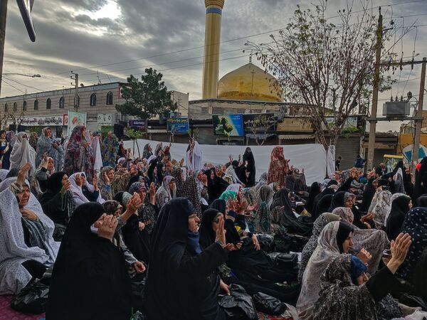 نماز عید فطر در مصلی شهرستان قدس