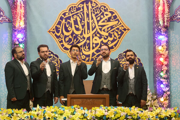 مراسم جشن میلاد پیامبر اکرم(ص) و امام جعفر صادق(ع) در حرم حضرت معصومه(س)