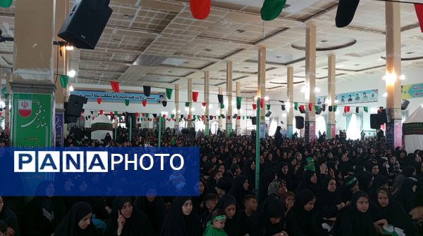 مراسم شیرخوارگان حسینی در مصلی بزرگ امام علی(ع) شهرستان ساوه