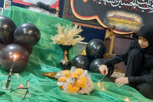 محفل دانش آموزی مقدامه در سوگ شهادت دختر سه‌ساله امام حسین(ع)