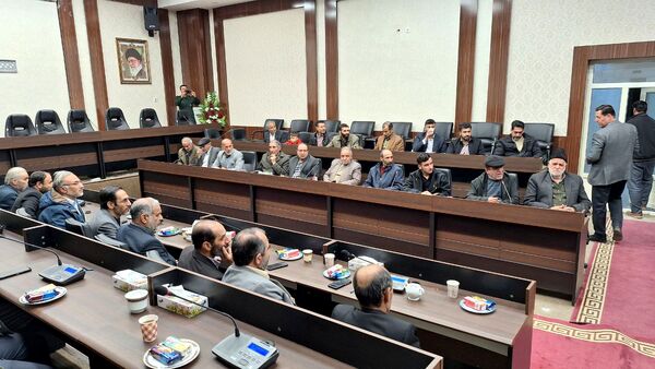 دیدار فرماندار تربت حیدریه با ذاکران عشق و اهل بیت