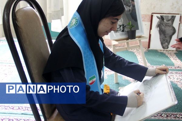 جلوه خلاقیت دانش‌آموزان بنت‌الهدی در هفته «ماها»