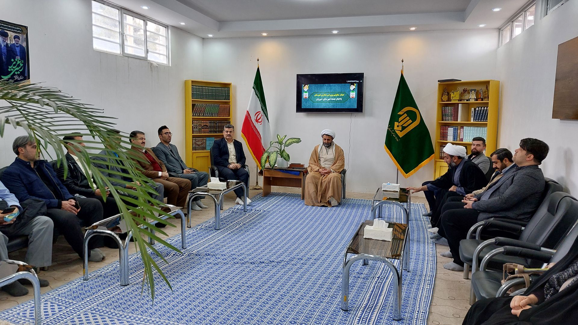 دیدار مسئولان امور تربیتی آموزش و پرورش شیروان با امام جمعه تربیتی 