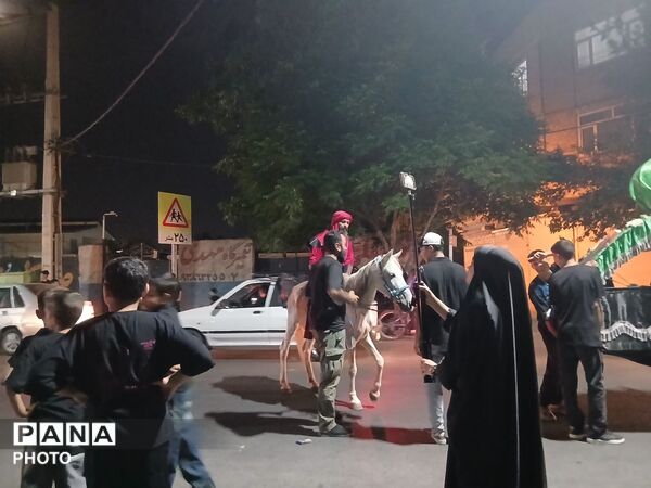 کاروان نمادین اُسرای کربلا در زیبادشت فردیس 