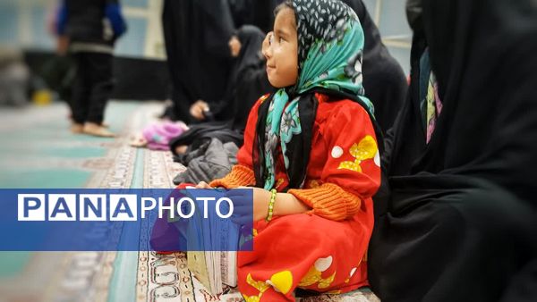 حضور پر شور کودکان مارگونی در مراسم عزاداری ایام فاطمیه