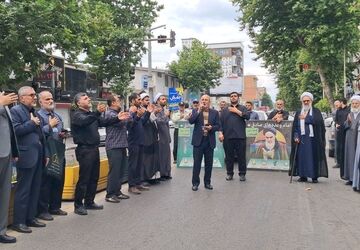 طنین فریادهای مردم شهرستان قائمشهر در سالروز قیام پانزده خرداد