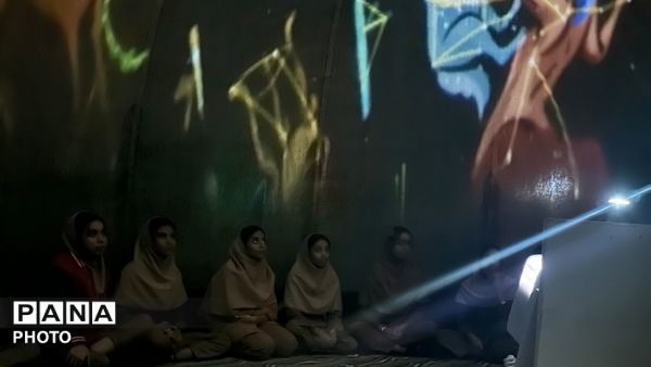 برگزاری اردوی علمی نجوم در دبیرستان پروین اعتصامی حاجی آباد