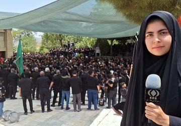 دسته عزاداری روز عاشورا در روستای وشنوه 