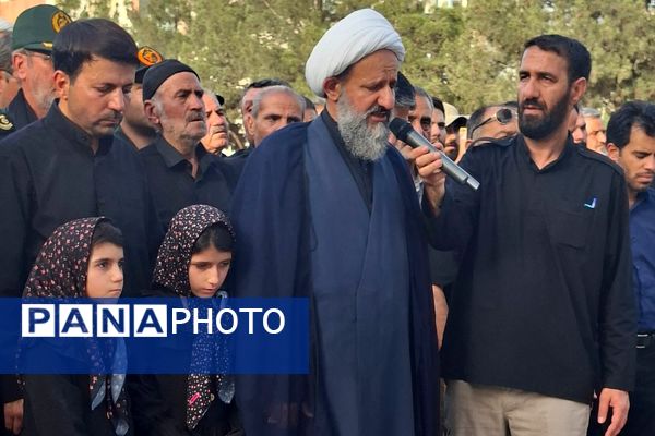 مردم قرچک در سوگِ سردار شهید حسن خوانساری 