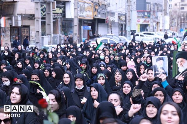 مراسم تشیع شهید سردار سرتیپ دوم سجاد خزلی،دلاور شهرقدسی 