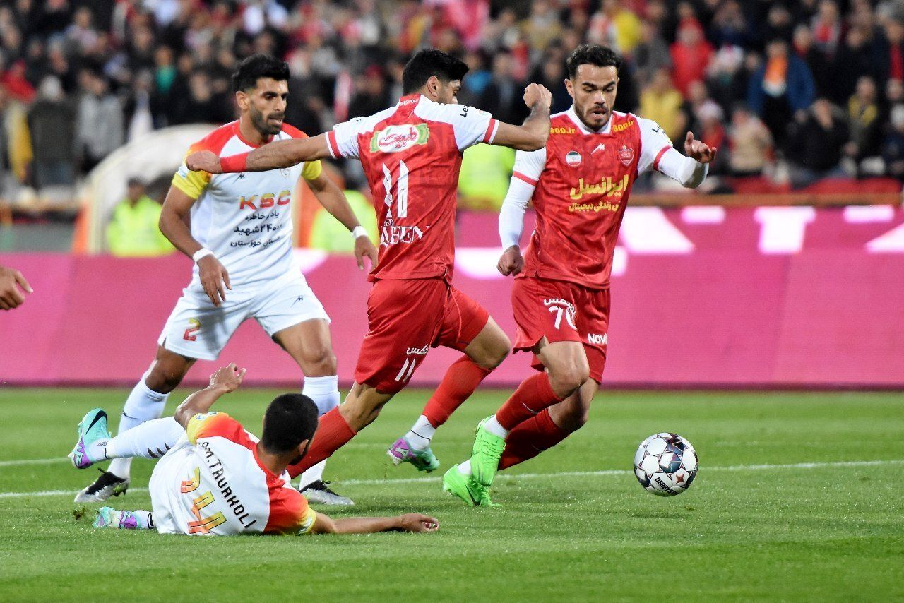 پرسپولیس با چهار گل فولاد را ‌بدرقه کرد