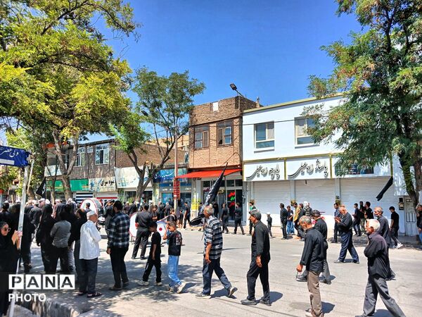 عزاداران باخرزی در سوگ یازدهمین امام شیعیان