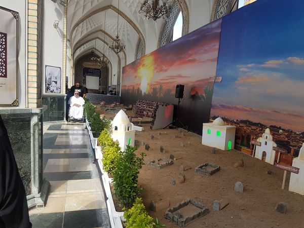 برپایی نمایشگاه «در آستان بقیع» درحرم مطهر رضوی