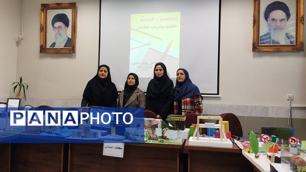 نمایشگاه دست‌سازه در دبیرستان ذبیح الله هوشیار