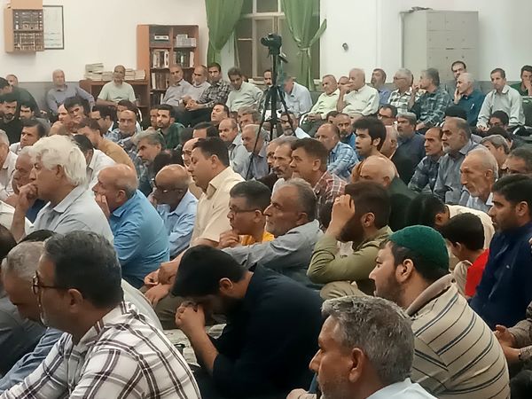 مراسم نخستین سالگرد شهادت شهدای خدمت در مسجد الهادی نیشابور 