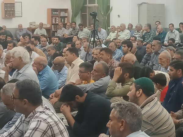 مراسم نخستین سالگرد شهادت شهدای خدمت در مسجد الهادی نیشابور 