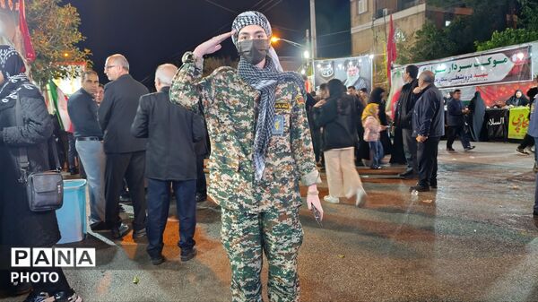 جمع حامیان ایران در میدان بهشتی پلدختر