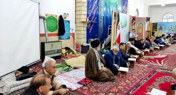 مراسم معنوی اعتکاف در مسجد امام هادی(ع) الشتر