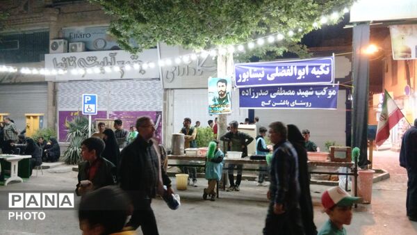 موکب ها هر شب میزبان مردم نیشابور در سراسر شهر می شوند