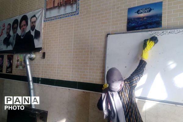 غبار‌روبی مساجد در آستانه ماه مبارک رمضان