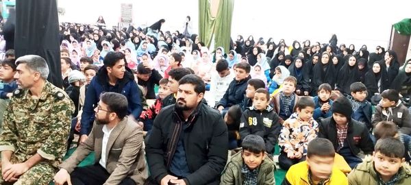 یادواره شهدای معلم و دانش آموز شهر زاوین 