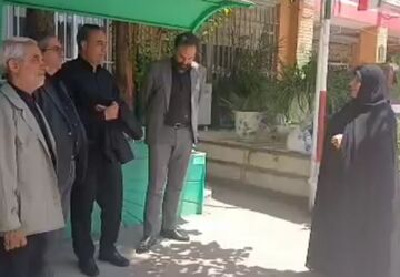 بازدید از روند اسکان زائران دبیرستان استعداد درخشان حضرت زینب (س) دوره دوم ناحیه دو شهرری 