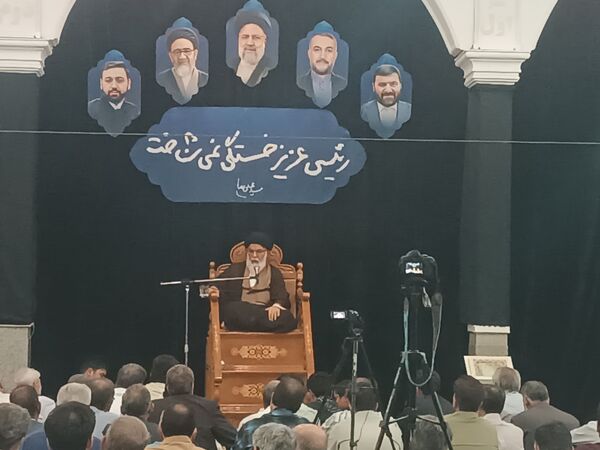 مراسم نخستین سالگرد شهادت شهدای خدمت در مسجد الهادی نیشابور 