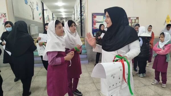 برگزاری مانور زلزله در مدرسه دانش سی سخت 