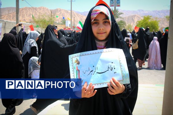 فریاد «مرگ بر اسرائیل» در لامرد طنین انداز شد