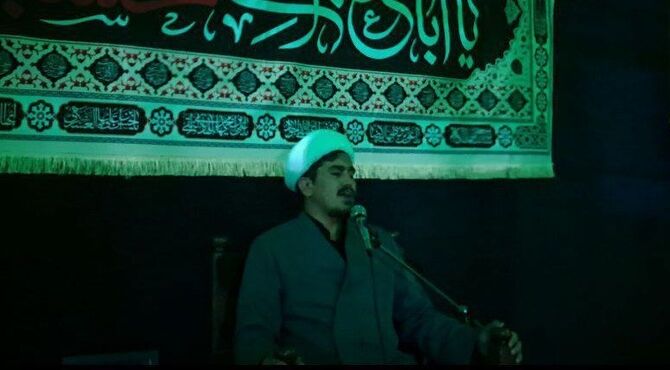 مراسم عزاداری در مسجد الغدیر نیشابور 