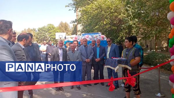 اعزام کاروان تجهیزات ورزشی-بهداشتی مهر با نشاط خراسان رضوی