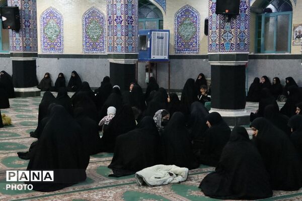 اجتماع عزاداران رهبر انقلاب در مسجد جامع شهرستان کوهبنان