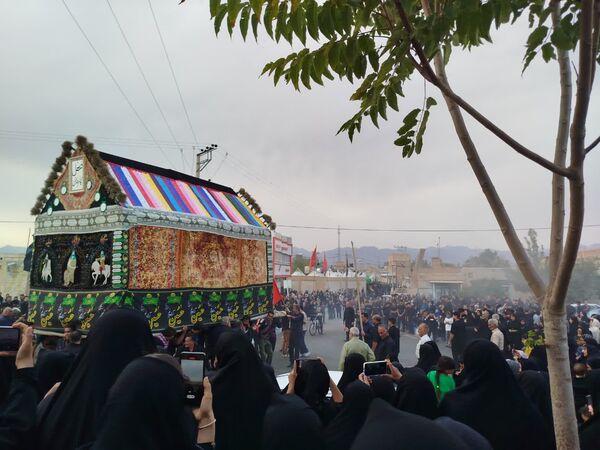 حرکت دسته بنی اسد در روستای فدافن