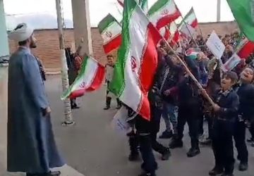 جشن روز غزه در مدرسه امام حسین(ع) رودهن 