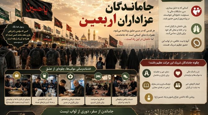 راهنمای جامع جاماندگان عزاداران اربعین