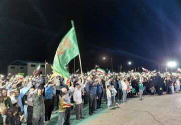 جشن باشکوه غدیر در بخش آسفیچ بهاباد 