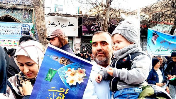 راهپیمایی یوم الله۲۲بهمن در شهرستان نیشابور 