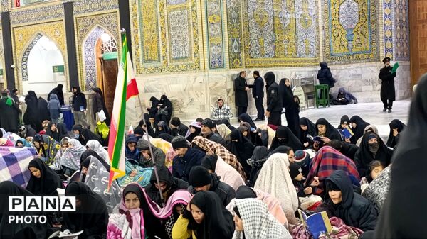  احیای شب بیست‌وسوم با حضور گسترده زائران