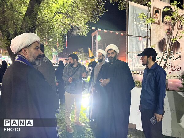 برپایی موکب پاتوق «نوجوان مبارز» در ساوجبلاغ 