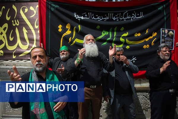 حضور دسته‌عزاداری سالروز شهادت امام جعفر صادق(ع) در حرم حضرت معصومه(س)