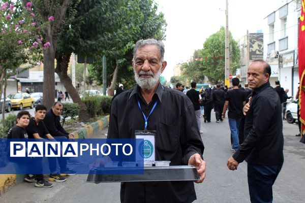 پیاده‌رویی جاماندگان اربعین حسینی در فردیس