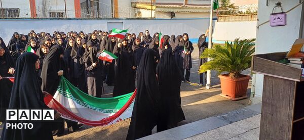 آئین بازگشایی در مدرسه فرهنگ امام خمینی رشت