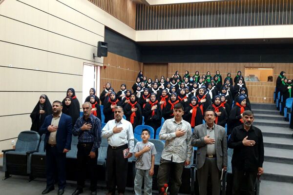 یادواره شهدای جنگ دوازده روزه در سالن ارشاد اسلامی شهرستان قدس