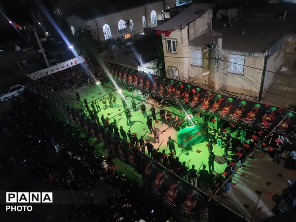مراسم سقایی و عزاداری عاشقان سیدالشهدا(ع) در کمالشهر کرج