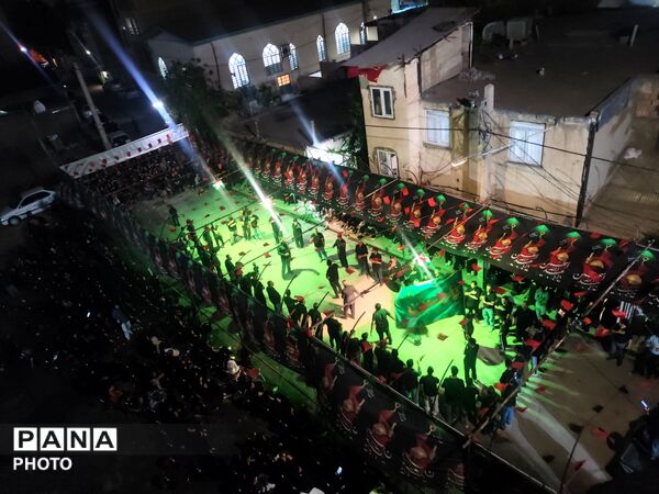 مراسم سقایی و عزاداری عاشقان سیدالشهدا(ع) در کمالشهر کرج